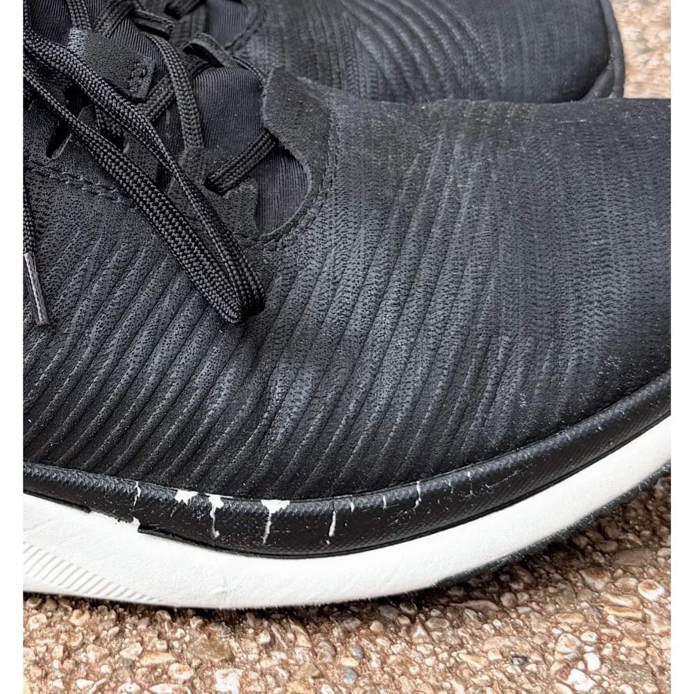 Johnston & Murphy XC4 Sneaker Mens 12 Black Waterproof Leather Smart Degree READ